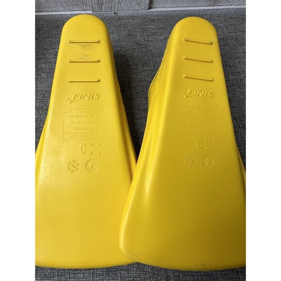 Adult FINIS Zoomers Gold Training Swim Fins Size C Men 3.5-5 Women 4.5-6 - Picture 6 of 8
